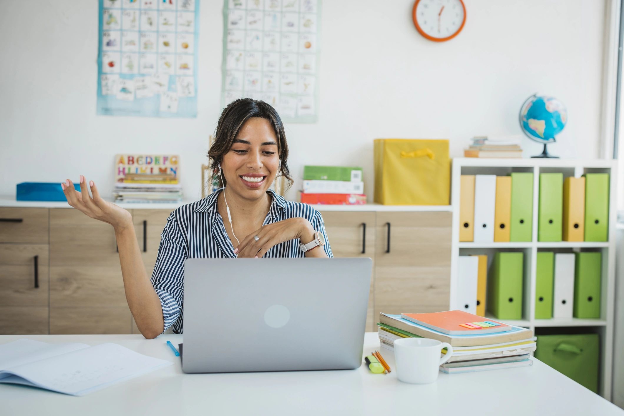 Online education teacher headshot