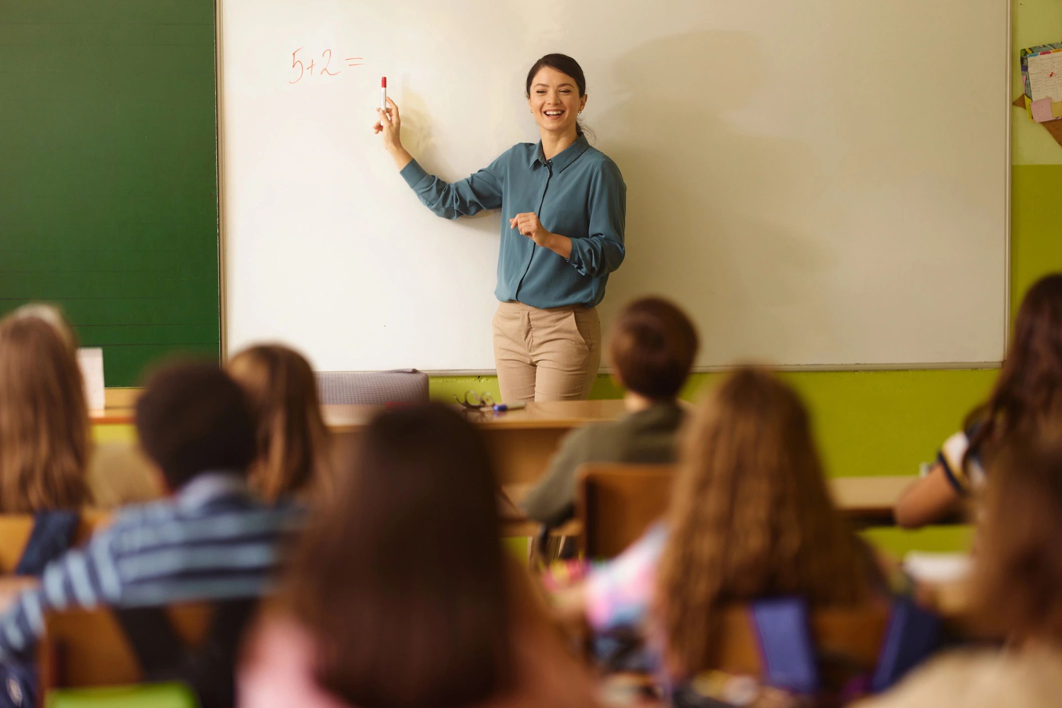 Burmese language teacher classroom video